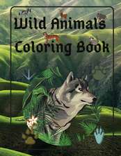 Wild Animals Coloring Book