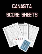 Canasta Score Sheets