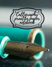 Calligraphy practice paper notebook