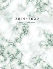 2019-2020 Weekly Planner: Large Two Year Planner with To-Do List (Marble Cover)