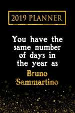 2019 Planner: You Have the Same Number of Days in the Year as Bruno Sammartino: Bruno Sammartino 2019 Planner