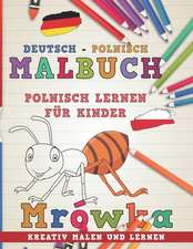 Malbuch Deutsch - Polnisch I Polnisch lernen f