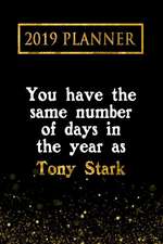 2019 Planner: You Have the Same Number of Days in the Year as Tony Stark: Tony Stark 2019 Planner