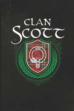 Clan Scott: Scottish Tartan Family Crest - Blank Lined Journal with Soft Matte Cover