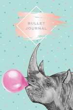 Bullet Journal: Rhyno Blowing Gum Bubbles 150 Dotted Page 6