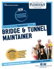 Bridge & Tunnel Maintainer (C-94): Passbooks Study Guide Volume 94