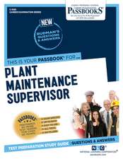 Plant Maintenance Supervisor (C-1559)