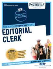 Editorial Clerk (C-2564): Passbooks Study Guide Volume 2564