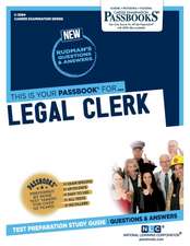 Legal Clerk (C-3394): Passbooks Study Guide Volume 3394