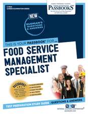 Food Service Management Specialist (C-3624)