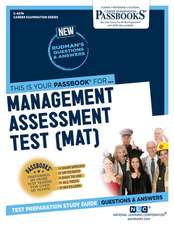 Management Assessment Test (Mat) (C-4074)