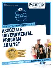 Associate Governmental Program Analyst (C-4144): Passbooks Study Guide Volume 4144