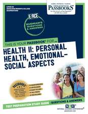 National Learning Corporation: Health II: Personal Health, E