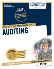 Auditing (Dan-69): Passbooks Study Guide Volume 69