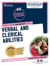 Verbal and Clerical Abilities (Cs-14): Passbooks Study Guide Volume 14