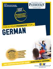 German (Cst-14): Passbooks Study Guide Volume 14