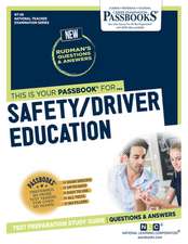 Safety/Driver Education (Nt-59): Passbooks Study Guide Volume 59