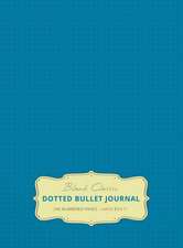 Large 8.5 x 11 Dotted Bullet Journal (Blue #9) Hardcover - 245 Numbered Pages