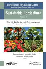 Sustainable Horticulture, Volume 1