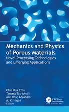 Mechanics and Physics of Porous Materials: Novel Processing Technologies and Emerging Applications