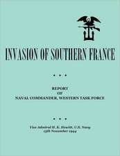 Invasionofsouthernfrance: Reportofnavalcommander, Westerntaskforce, 1944