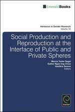 Social Production and Reproduction at the Interface of Public and Private Spheres