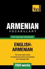 Armenian Vocabulary for English Speakers - 7000 Words: Transcription - IPA