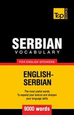 Serbian Vocabulary for English Speakers - 9000 Words: Transcription - IPA