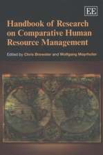 Handbook of Research on Comparative Human Resource Management