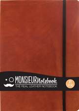 Monsieur Notebook A4 - punktraster (90gr) hellbraun