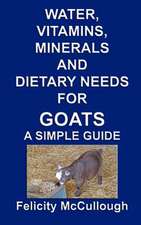 Water, Vitamins, Minerals and Dietary Needs for Goats a Simple Guide