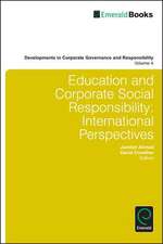 Education and Corporate Social Responsibility – International Perspectives