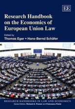 Research Handbook on the Economics of European Union Law