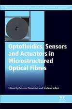 Optofluidics, Sensors and Actuators in Microstructured Optical Fibers