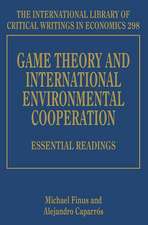 Game Theory and International Environmental Coop – Essential Readings