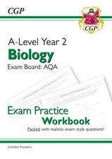 A-Level Biology: AQA Year 2 Exam Practice Workbook - includes Answers