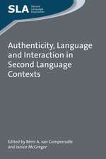 Authenticity, Language and Interaction in Second Language Contexts