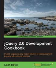 Jquery 2.0 Development Cookbook: Nos. 17 to 31 (May 1822 to May 1823)