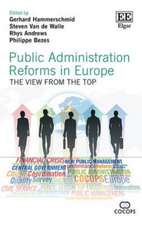 Public Administration Reforms in Europe – The View from the Top