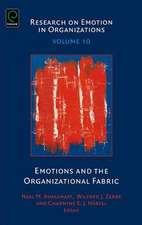 Emotions and the Organizational Fabric