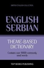 Theme-Based Dictionary British English-Serbian - 9000 Words: Geospatial Analysis with Python