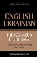 Theme-Based Dictionary British English-Ukrainian - 7000 Words: Geospatial Analysis with Python