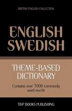 Theme-Based Dictionary British English-Swedish - 7000 Words: Geospatial Analysis with Python