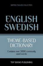 Theme-Based Dictionary British English-Swedish - 5000 Words: Geospatial Analysis with Python