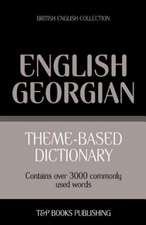 Theme-Based Dictionary British English-Georgian - 3000 Words: Geospatial Analysis with Python