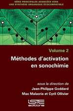 METHODES D'ACTIVATION EN SONOCHIMIE