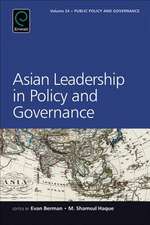 Asian Leadership in Policy and Governance