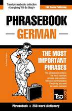 English-German Phrasebook and 250-Word Mini Dictionary