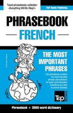 English-French Phrasebook and 3000-Word Topical Vocabulary