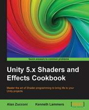 Unity 5.X Shaders and Effects Cookbook